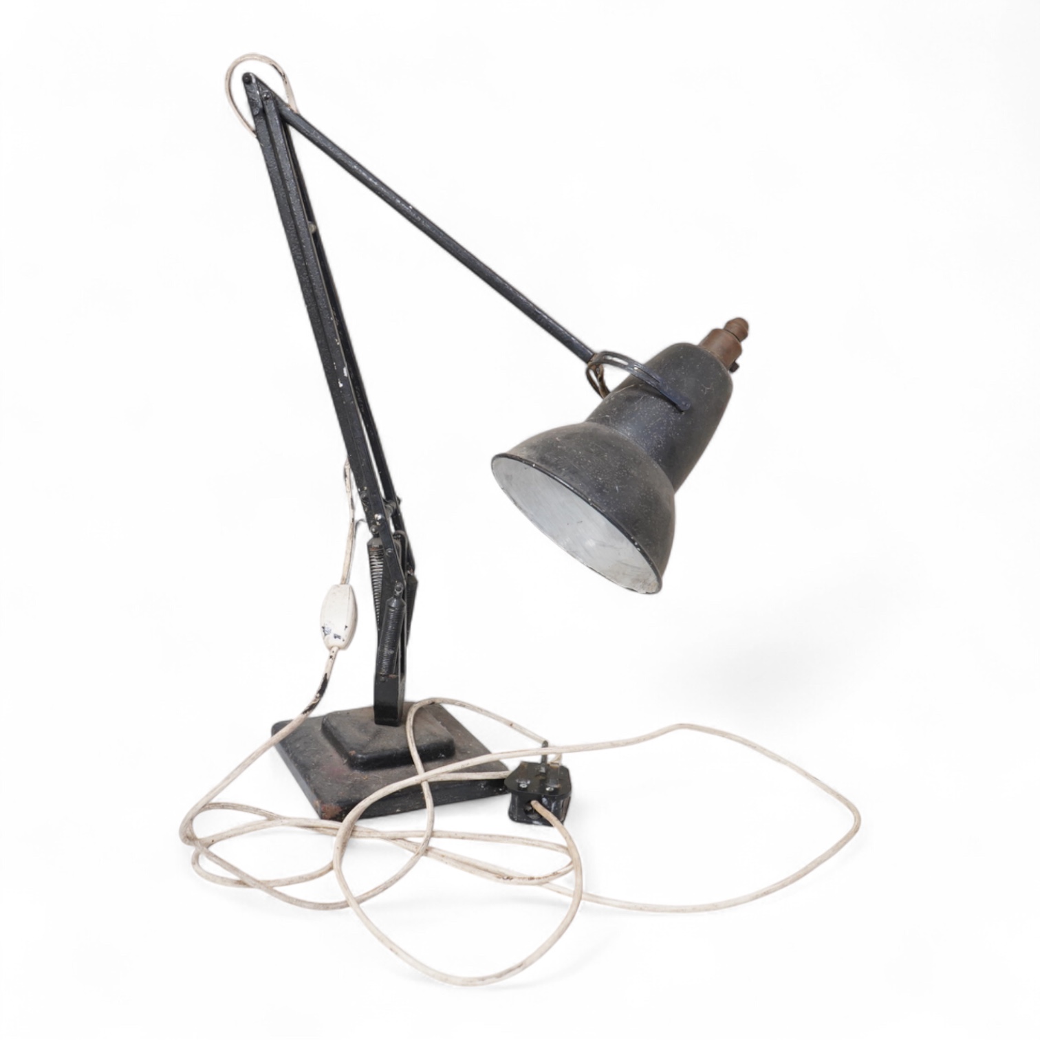 A vintage Herbert Terry anglepoise lamp